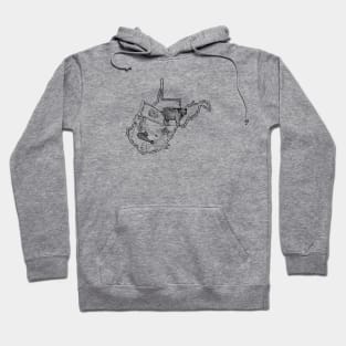 West Virginia Mermaid Hoodie